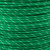 Kelly Green with White Stripe 550 Paracord - 100 Feet