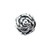 Antique Silver Rose Bead