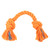 Small Knotted Rope Tug Toy - Neon Orange