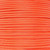 Neon Orange and White Stipes - 550 Paracord - 100 Feet