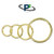 Brass Plated Steel O Rings - Multiple Sizes
