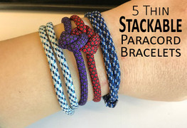 Stack 'Em: The 5 Thinnest Paracord Bracelets
