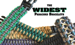 The WIDEST paracord bracelets