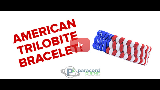 Trilobite American Flag Bracelet Tutorial