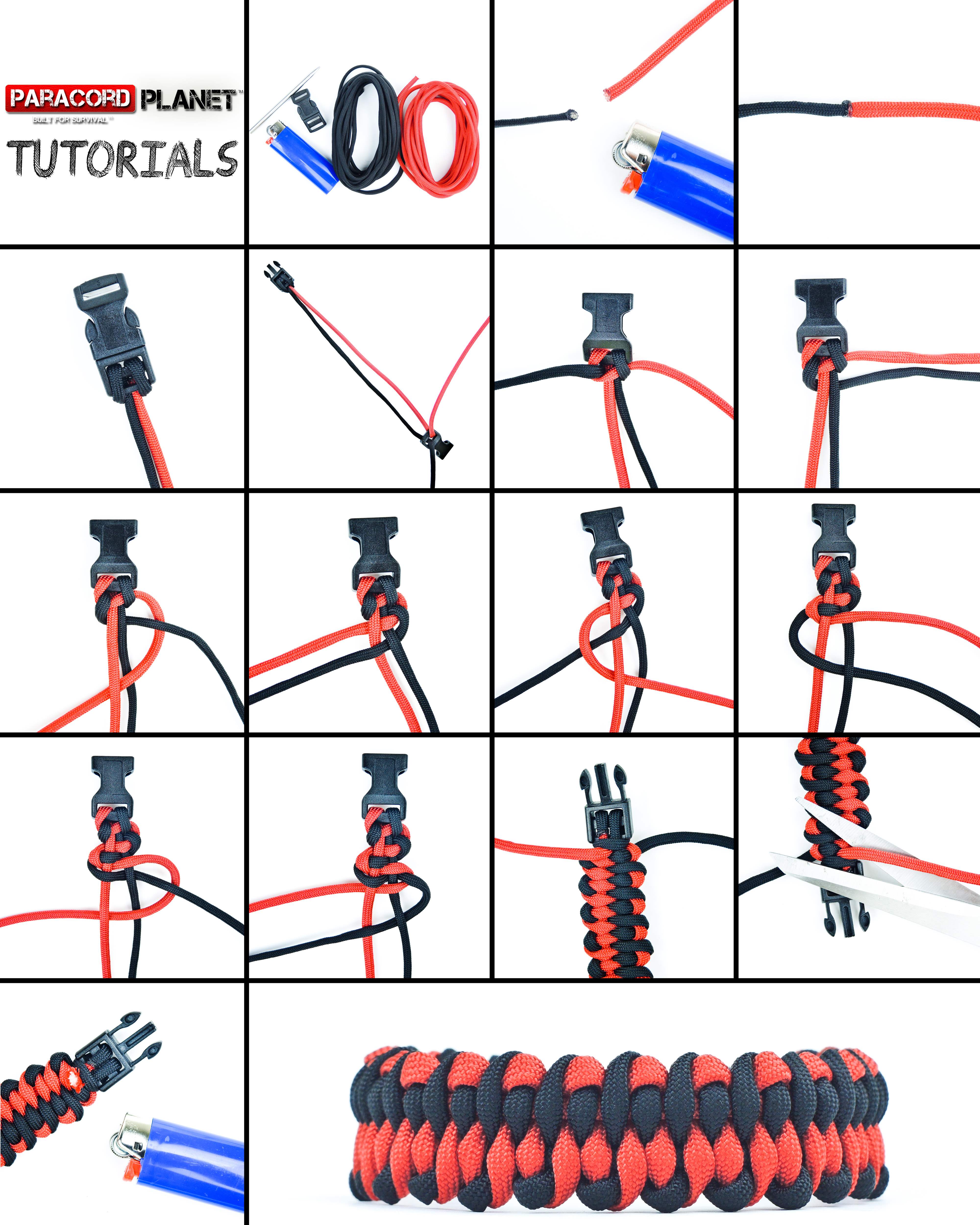 Easy Paracord Bracelet Tutorial  YouTube