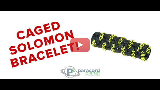 Caged Solomon Paracord Bracelet