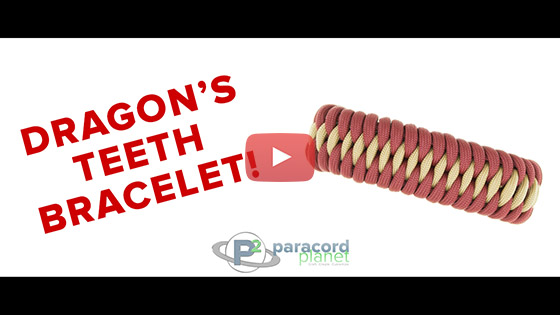 Dragon's Teeth Paracord Bracelet Tutorial