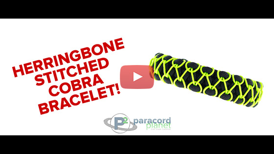 Herringbone Stitched Paracord Bracelet Tutorial Video