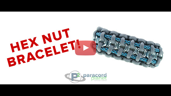 Hex Nut Paracord Bracelet Tutorial Video