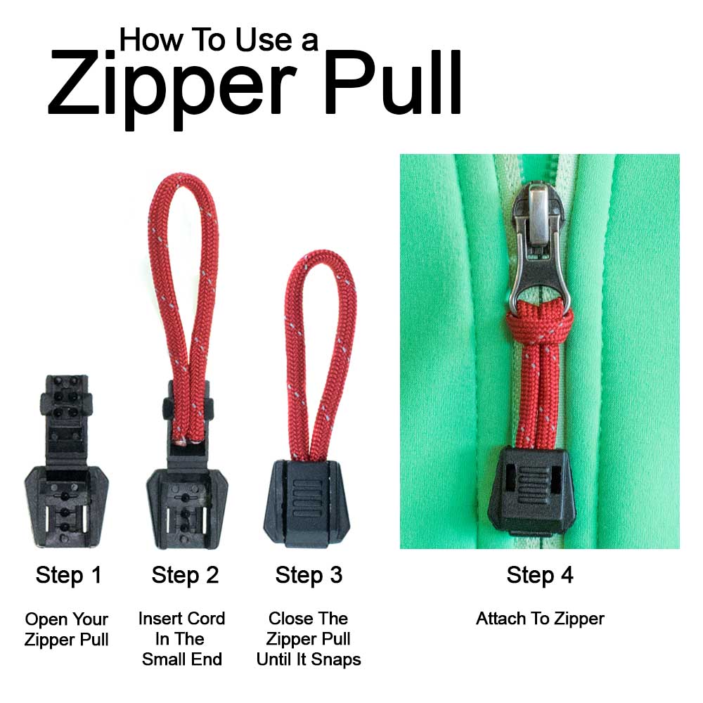 Zipper Pulls Tutorial