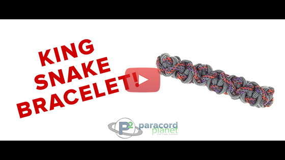 King Snake Paracord Bracelet Tutorial