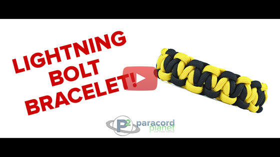 Lightning Bolt Paracord Bracelet Tutorial