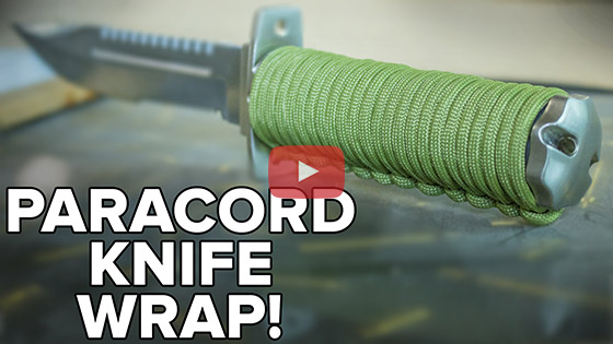 Paracord Knife Handle Wrap Tutorial Video