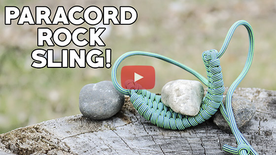 Paracord Rock Sling Video Tutorial