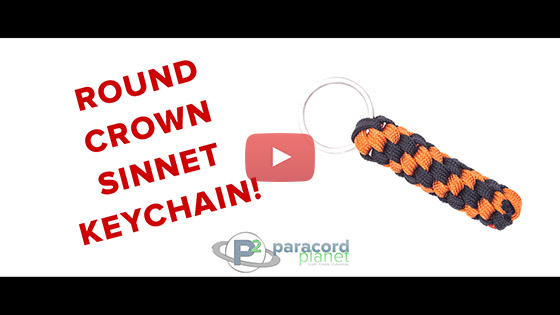 Round Crown Sinnet Keychain Tutorial