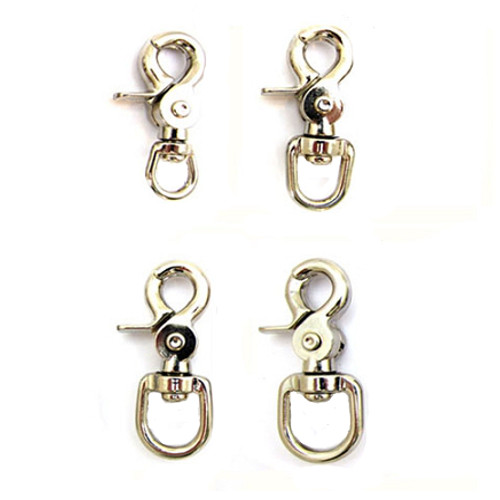 Swivel Lobster Claw - Polished Nickel | Paracord Planet