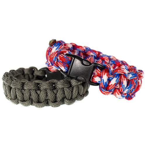 Rothco Paracord Bracelet, 8 inch / Woodland Camo