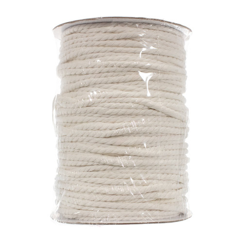 9mm 100% Recycled Cotton Cord - 260ft Spool