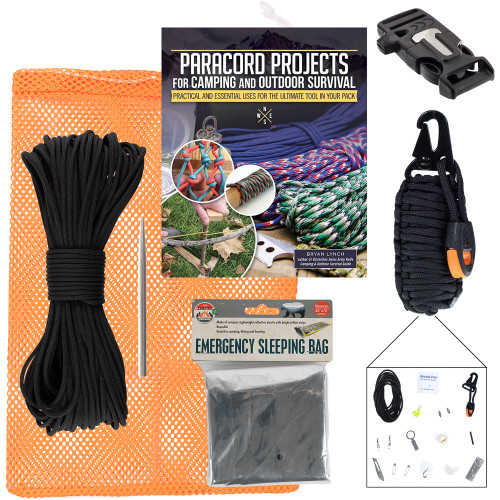 20-Piece Emergency Paracord Survival Kit (Army Green Reflective