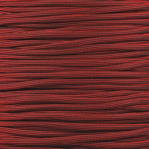Imperial Red - 550 Paracord with Glow in The Dark Tracers
