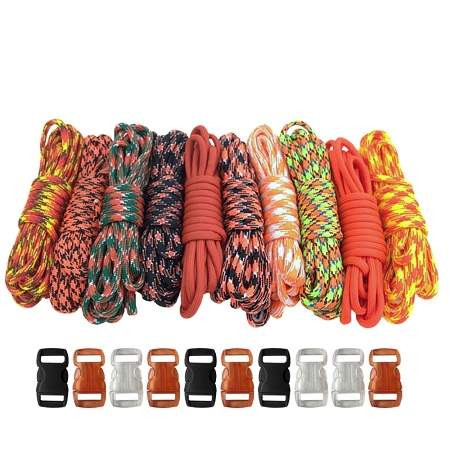 Orange - Combo Kit (Paracord & Buckles) | Paracord Planet