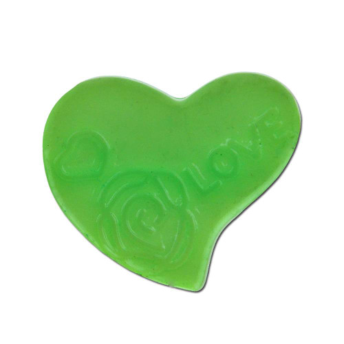 Heart Spacer Beads - Light Green | Paracord Planet