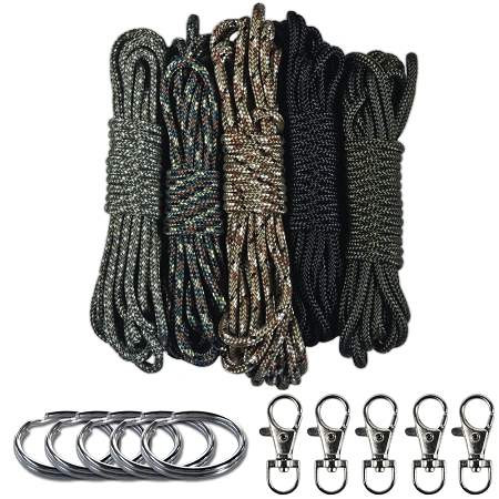 Military Theme Lanyard & Keychain Crafting Kit | Paracord Planet