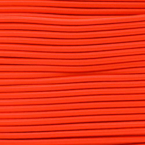 Neon Orange - 3/16 inch Shock Cord | Paracord Planet
