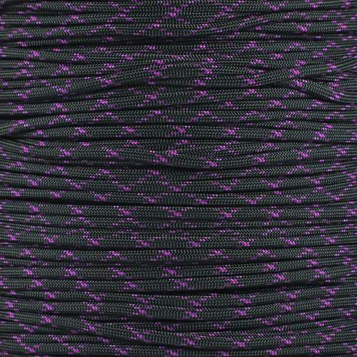 Black w/ Acid Purple X - 550 Paracord | Paracord Planet