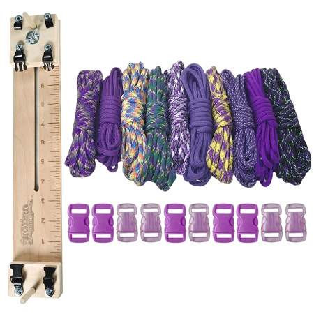 Paracord Combo Crafting Kit with a 10 Pocket Pro Jig - Elements