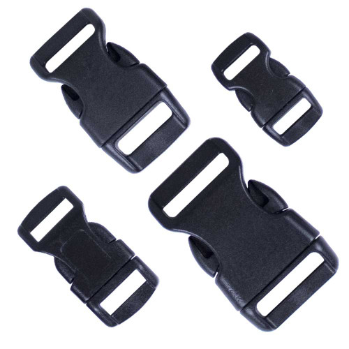 20pcs Paracord Bracelet 5mm Cord Side Release Buckle Plastic Clip