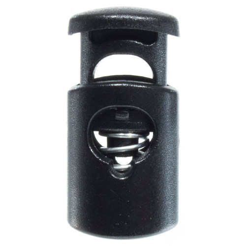 Mini Single Barrel Cord Lock - Black | Paracord Planet