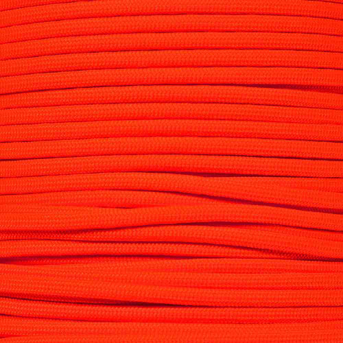 Neon Orange Diamond - 550 Paracord - 100 Feet