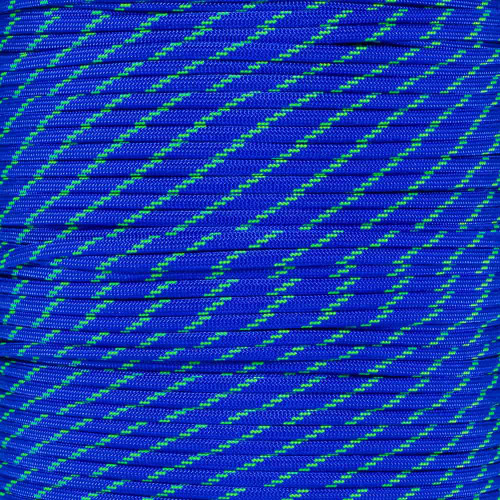 Electric Blue Neon Green Tracers | Paracord Planet