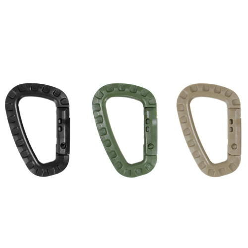 Heavy Duty Plastic Carabiner (Multiple Colors and Quantities Available)