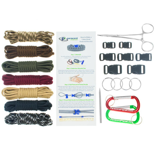 Guys Starter kit Combo Kit Paracord & Buckles