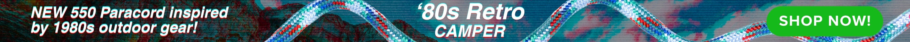 New 80s Retro Camper - 550 Paracord