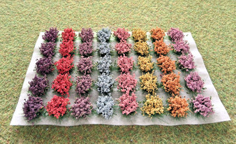 Self Adhesive Flowering Shrubs (40)