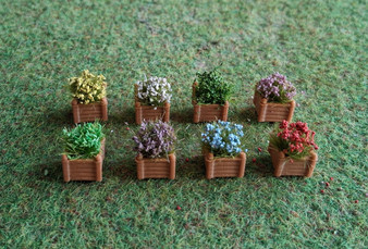 Square Planters (8) for 00/HO