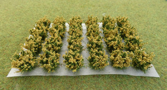 HSS TYB24 - Self Adhesive Tall Yellow Flowering Bushes (24)