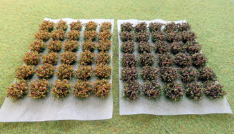 Self Adhesive Flowering Moorland & Meadow Bushes (60)
