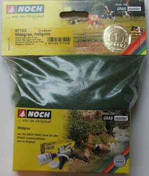 NOCH 07102 Wild Grass 6mm - Light Green 50g