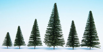 NOCH 26830 Fir Trees With Planting Pin  5cm - 14cm (25) 00/HO Gauge