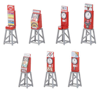 FALLER 180946 Funfair Slot Machines (7) 00/HO Model Kit