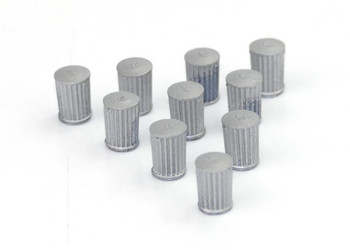 Gaugemaster GM494 Traditional Dust Bins (10) '00' Gauge Model Accessories