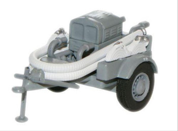 OXFORD DIECAST - Grey Pump Trailer - 1/76 Scale