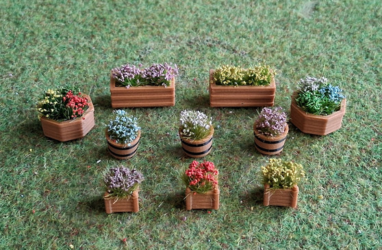 Assorted Planters (10) for 00/HO