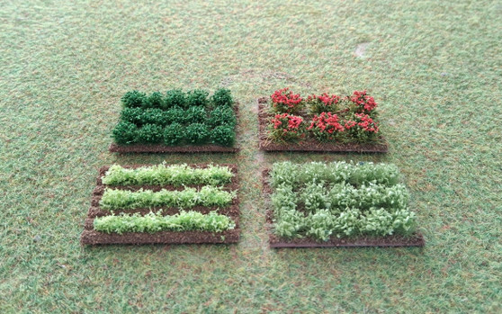 Vegetable Patches for 00/HO Model Railway and Diorama's