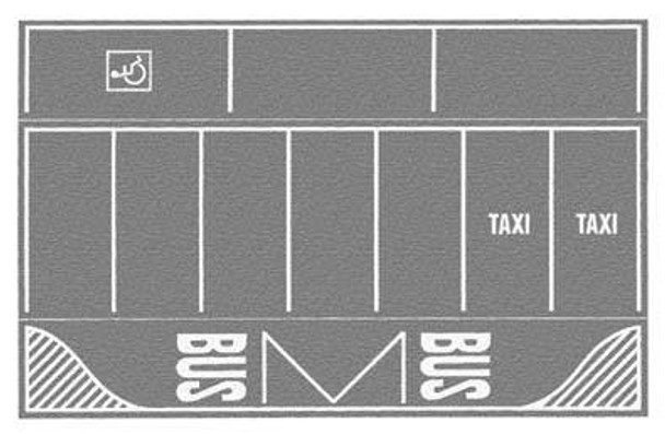 NOCH 60720 Car Park with Markings - Light Grey