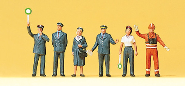 PREISER 10236 DB Railway Personnel 00/HO Model Figures